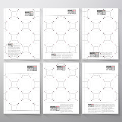 Dotted repeating modern stylish geometric background with