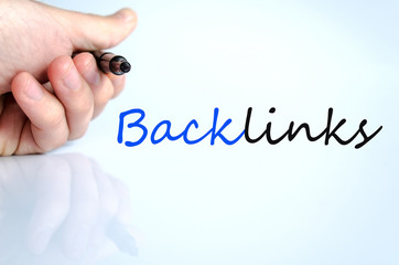 Pen in the hand backlinks concept