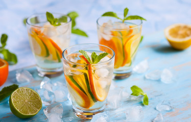  citrus water with mint