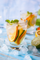  citrus water with mint