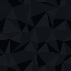 Donkere driehoek naadloos zwart-wit patroon