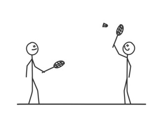 sm badminton spielen I