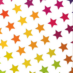 Abstract colorful stars background
