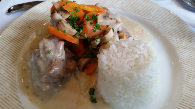 Blanquette de veau au riz