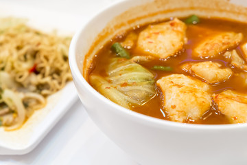 Fish and sour soup made of tamarind paste