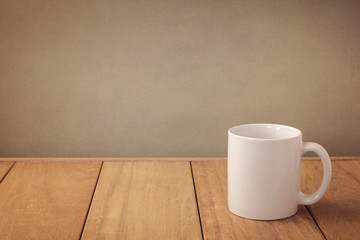Coffee cup mock up template for logo design display