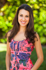 Naklejka premium Beautiful young woman