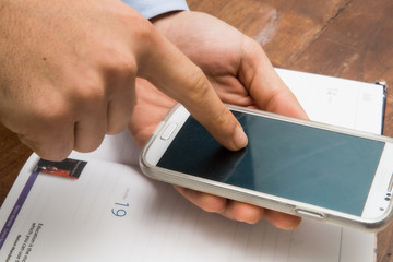 make an job appointment on smartphones and on calendar 