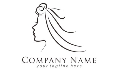 Beauty Beautiful Women Logo Vector 
