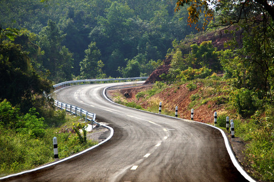 Winding Road in Thailand