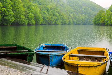 Boats at the lake