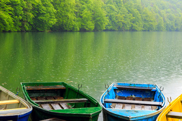 Obraz premium Boats at the lake