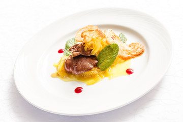 foie gras with sauce © Maksim Shebeko