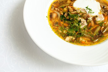mushroom soup