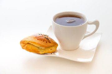 Pogataschen gefüllt