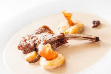 lamb with sauce