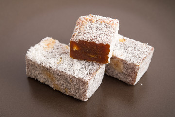 Lokum mit Pistazien
