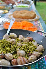 Salsicce e piselli