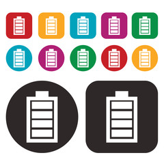 Battery vector icon
