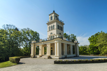 Pavilion in park Maksimir in Zagreb, Croatia 