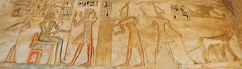 Papier Peint photo Lavable Egypte hiéroglyphe 2
