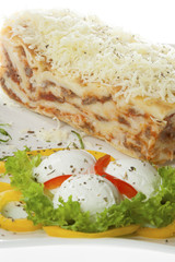 Sour cream and lasagna.