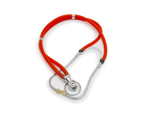 stethoscope in white background