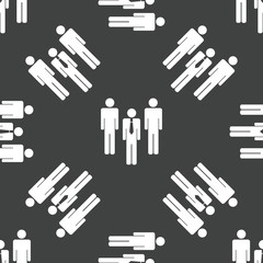 Group of people pattern