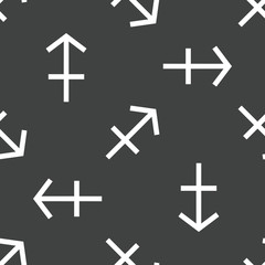 Obraz premium Sagittarius symbol pattern