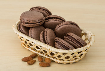 Chocolate macaroons