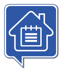 Logo maison et agenda.