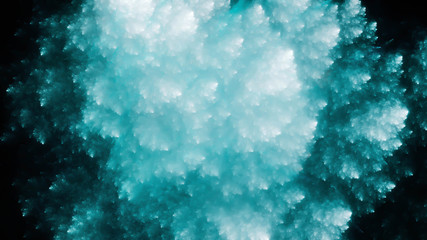 Fototapeta na wymiar Abstract avalanche in blue color