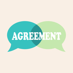 Icon of speak. Agreement symbol.
