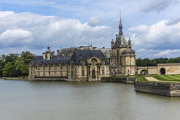 Chateau de Chantilly (1560). Chantilly, Oise, Picardie, France.