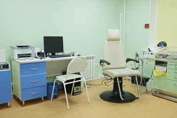 Interior of a ENT consulting room