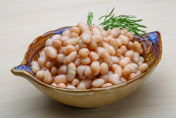 White canned beans