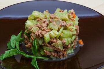 Tuna and celery salad