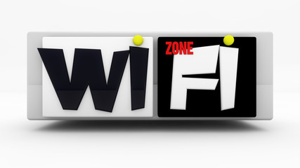 WIFI sign zone