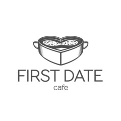 First date cafe logo