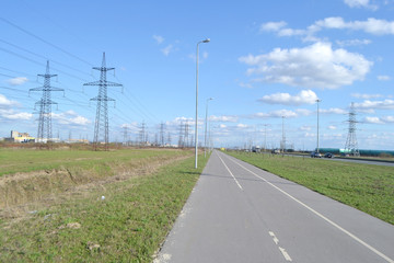 Bike path.