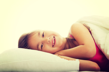 Obraz premium Little girl sleeping