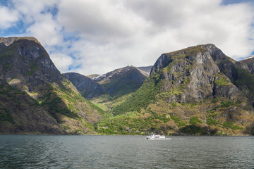 Mountain in the Sognefjord, Norway