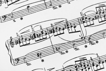 Fototapeta premium Music sheet