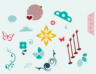 Vector Set. Design elements to embellish your layout.