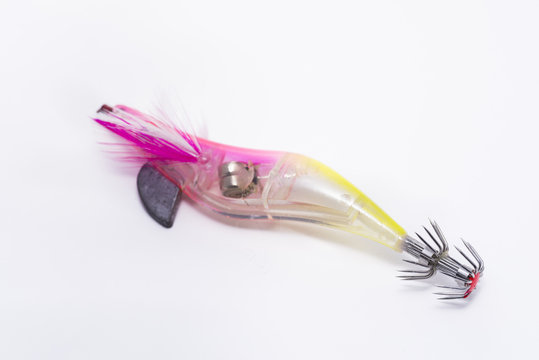 Potera luminosa para pescar calamares.