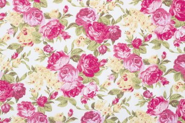 vintage style of tapestry flowers fabric pattern background