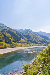 Obraz premium 四万十川の風景