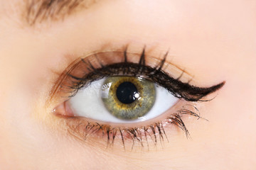 Obraz premium Human eye close up