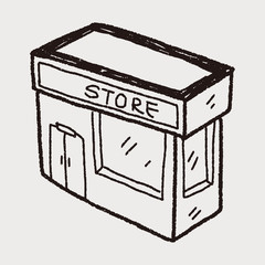 shop store doodle drawing