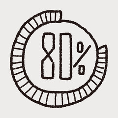 infographic chart doodle drawing